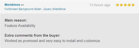 jQuery FullScreen Background Slider