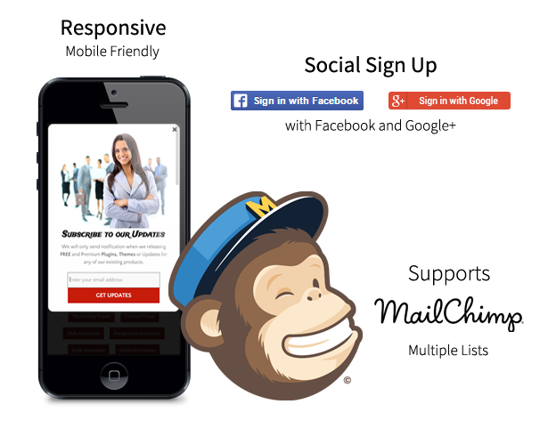 Simple Subscription Popup-jQuery Email Signup Form - 1