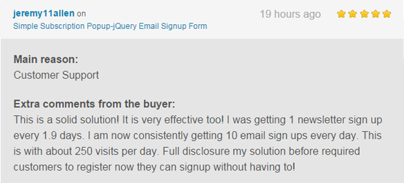 Newsletter Pop Up Subscription Form