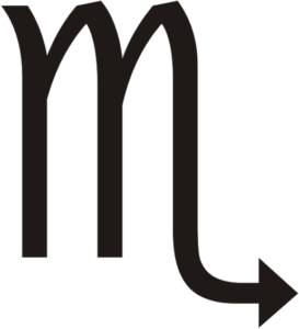 Sign of the zodiac is Scorpio
