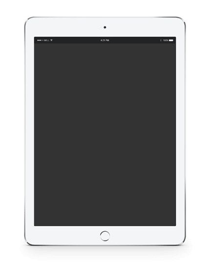 Modal Survey on iPad